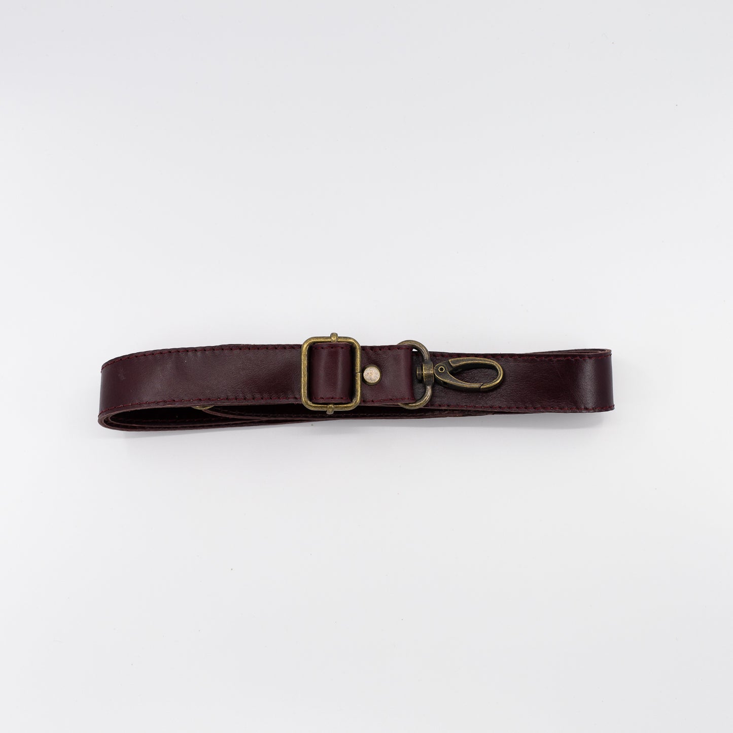 1" Oxblood Leather Detachable Strap