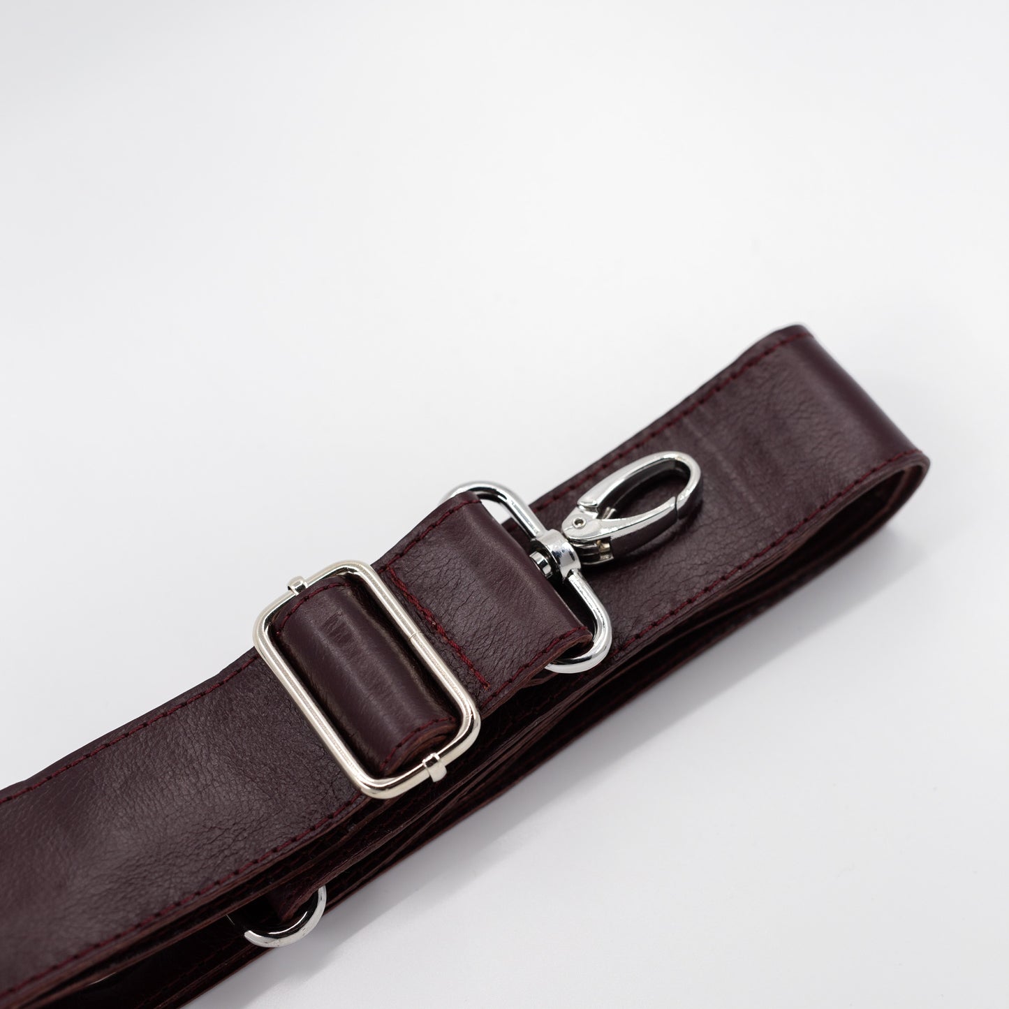 Merlot Red Leather Detachable Strap