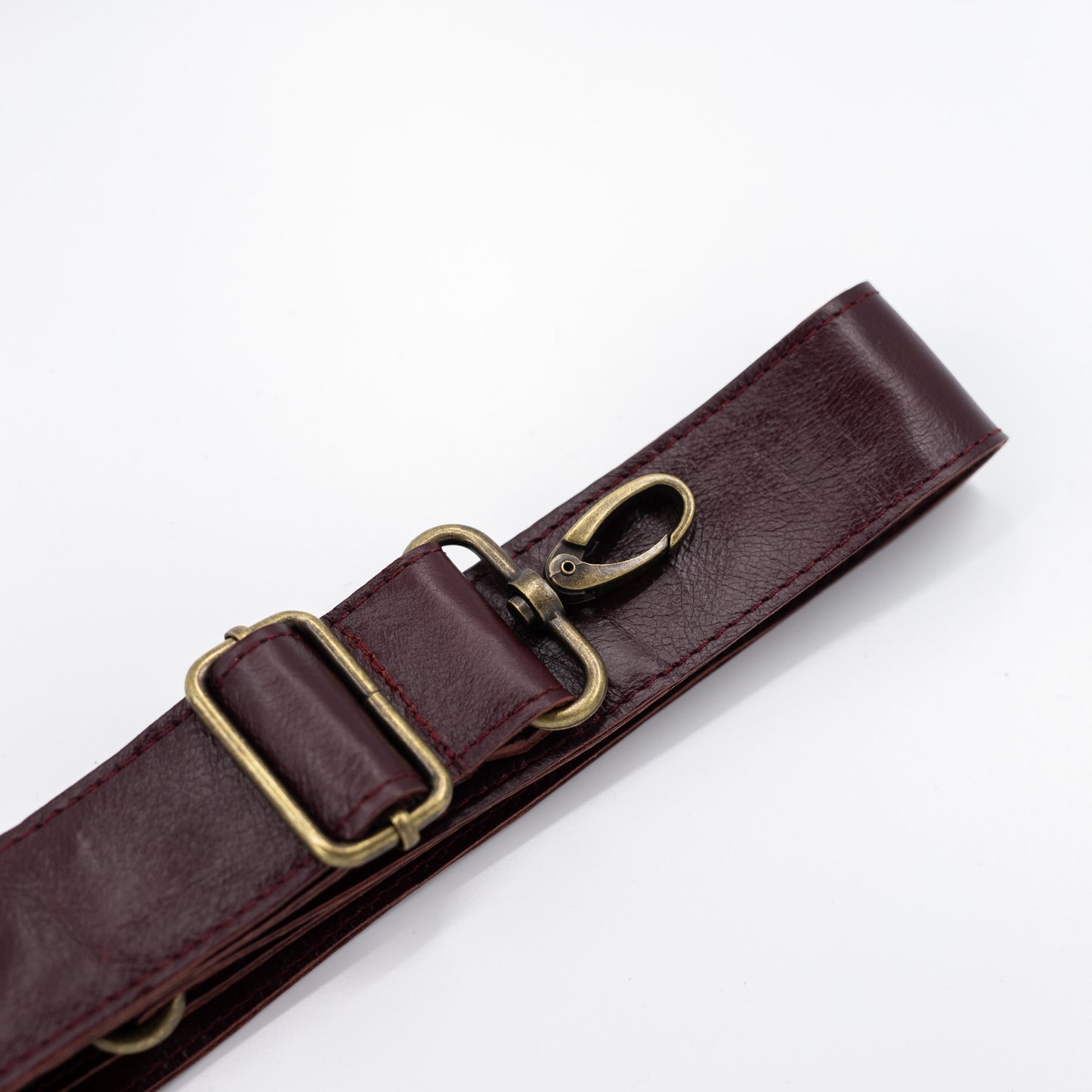 Merlot Red Leather Detachable Strap