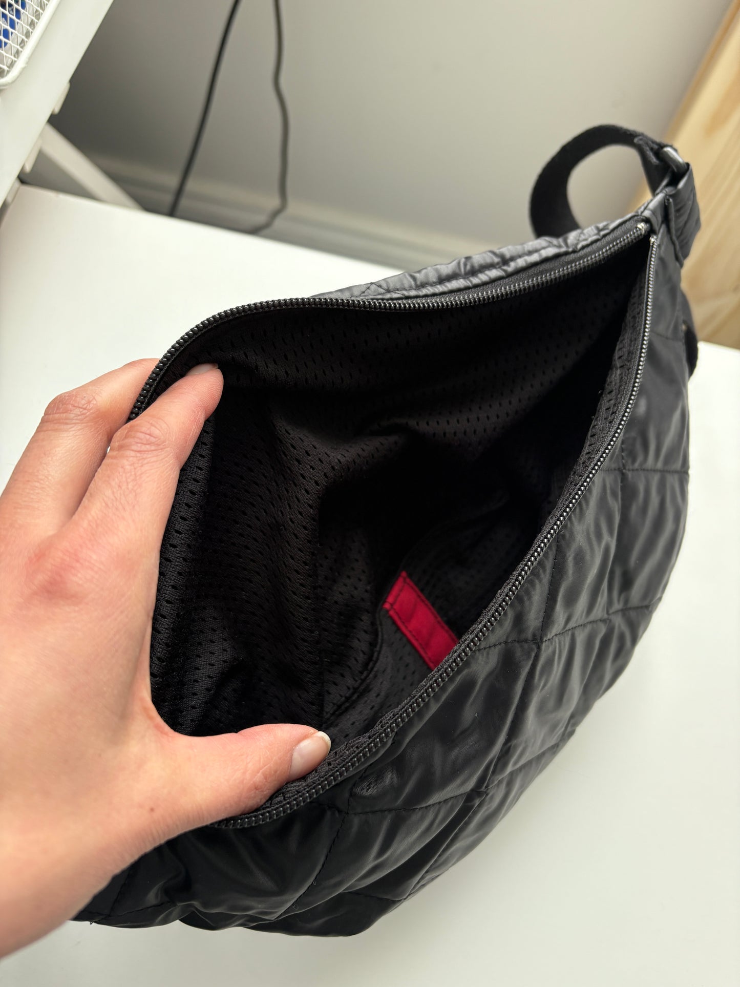 Shiny Quilted Black (preloved)