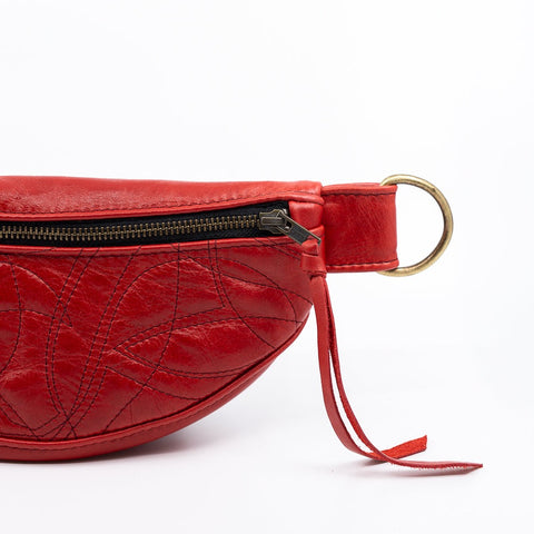 Quilted Cherry Red Leather (pack only)