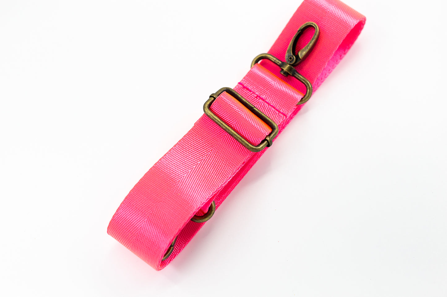 Hot Pink Seatbelt Detachable Strap