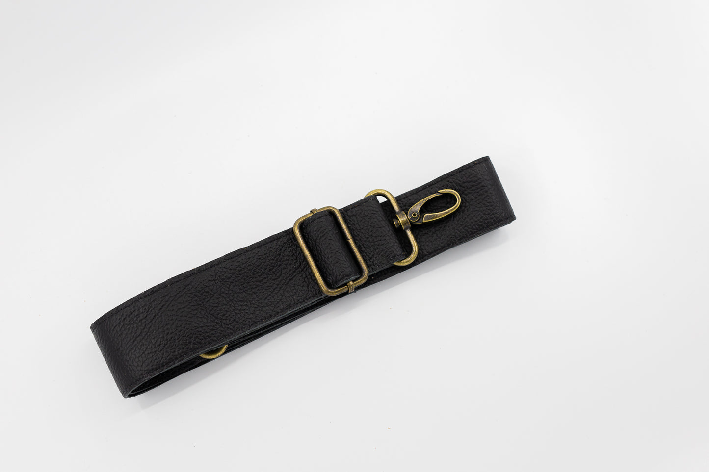 Black Leather Detachable Strap