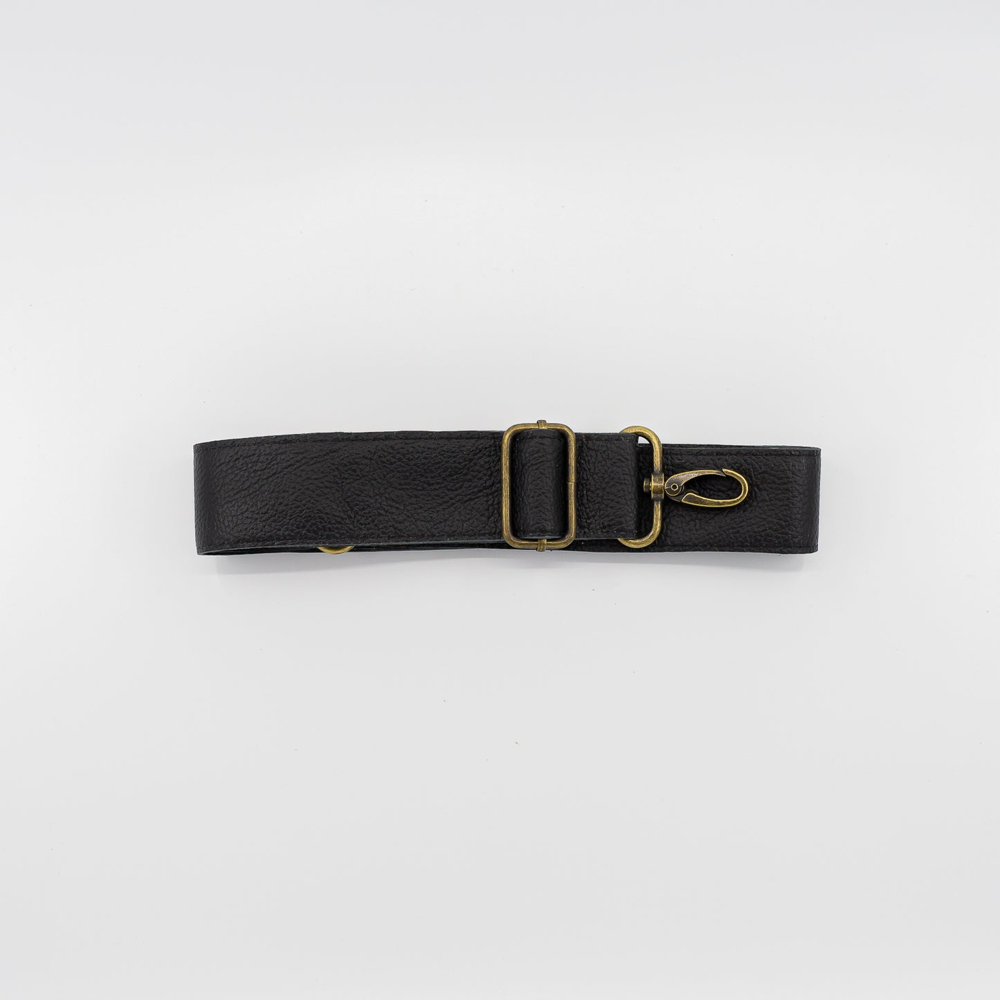 Black Leather Detachable Strap