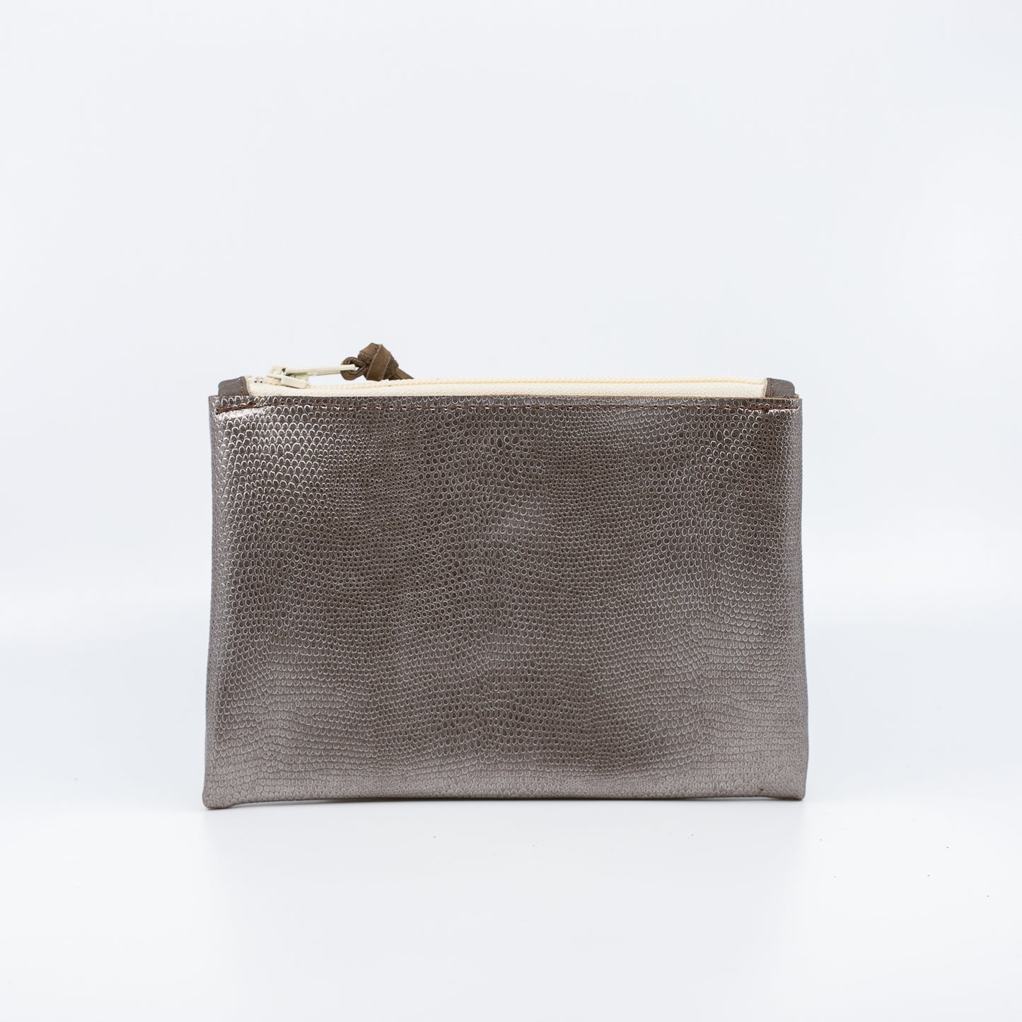 Pewter - Simple Leather Pouch