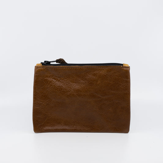 Brown - Simple Leather Pouch