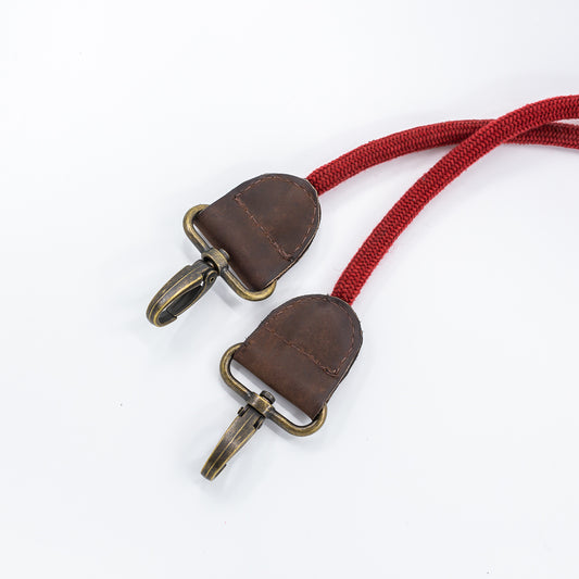 Maroon Detachable Rope Strap (Brass)