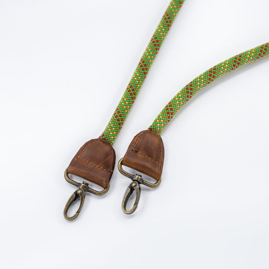 Green/Orange/Yellow Detachable Rope Strap (Brass)