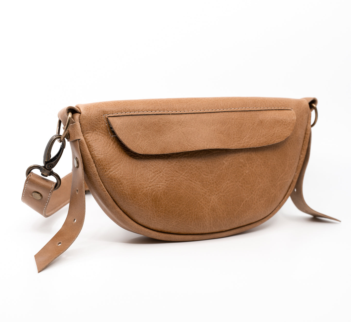 Brown (small) - Leather Handbag