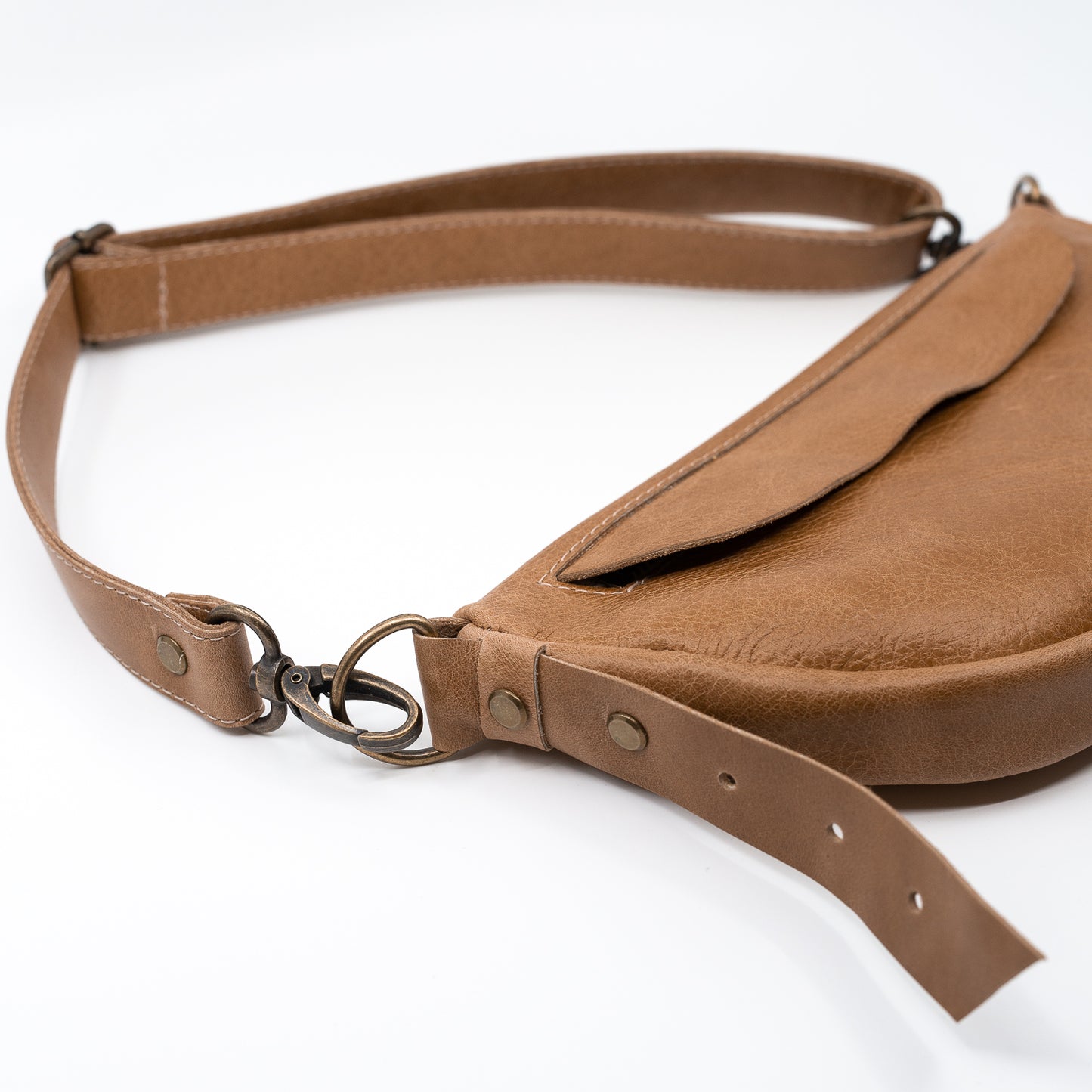 Brown (small) - Leather Handbag