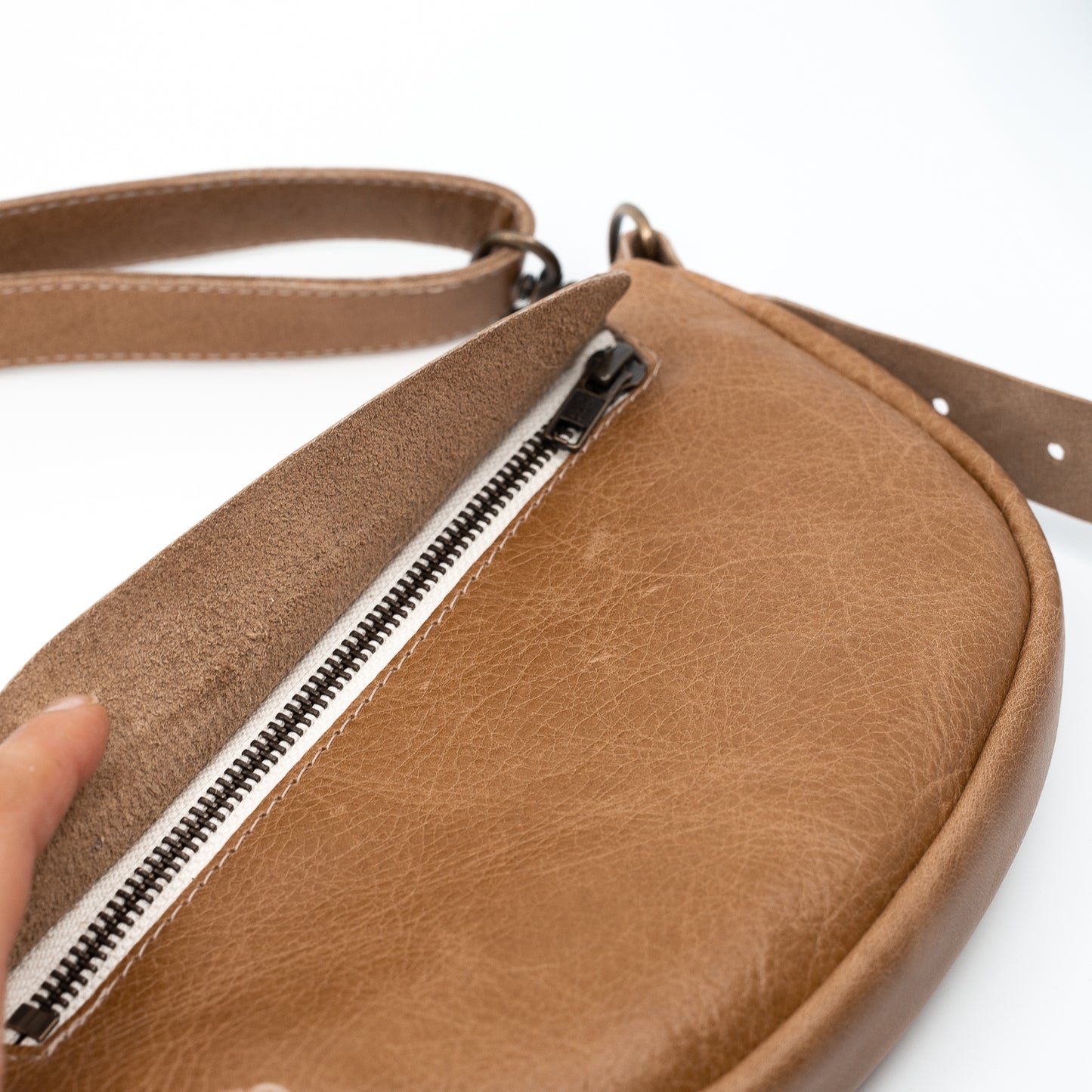 Brown (small) - Leather Handbag