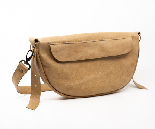 Biscuit Tan (large) - Leather Handbag