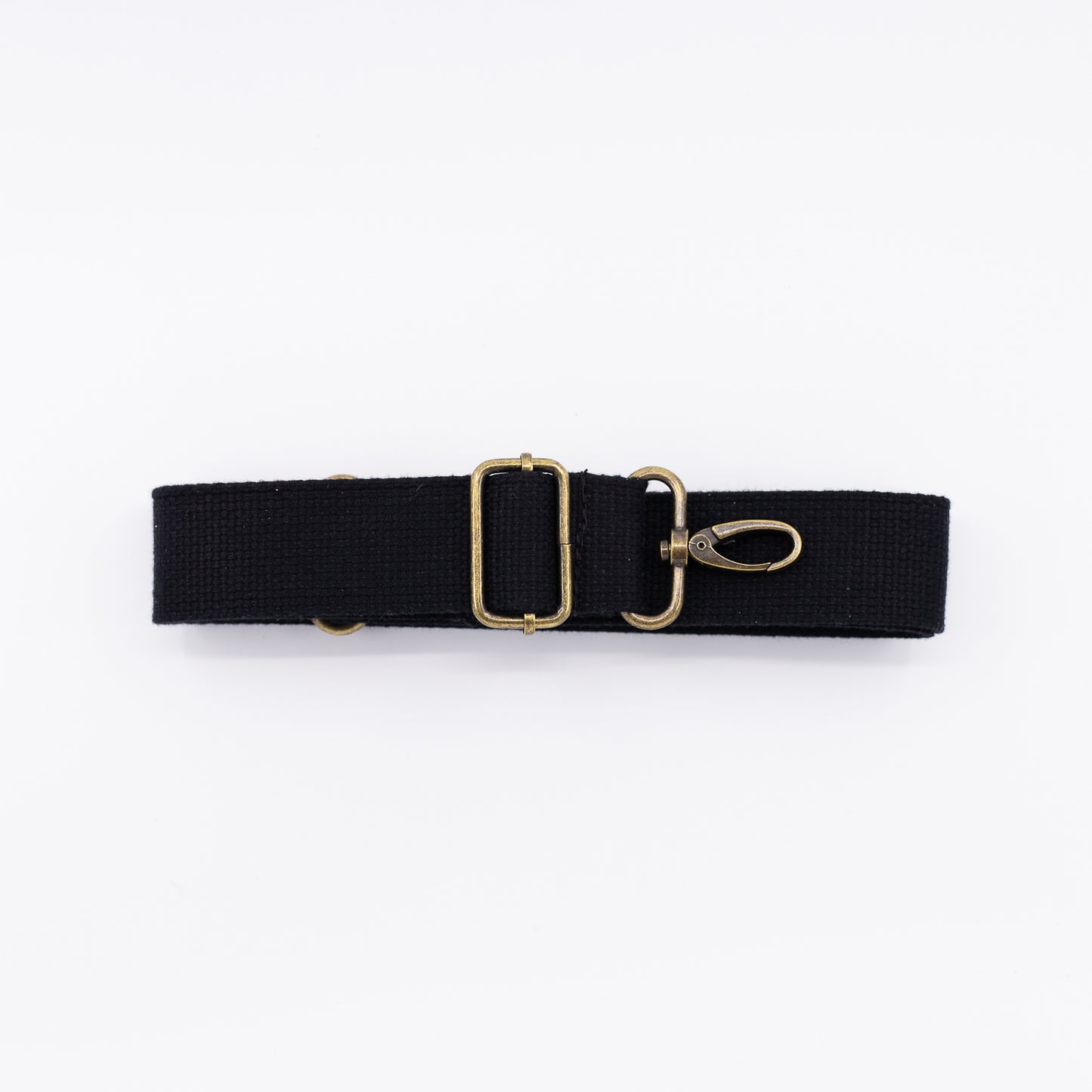 Black Cotton Detachable Strap