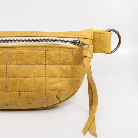 Quilted Matte Yellow Leather (pack only)