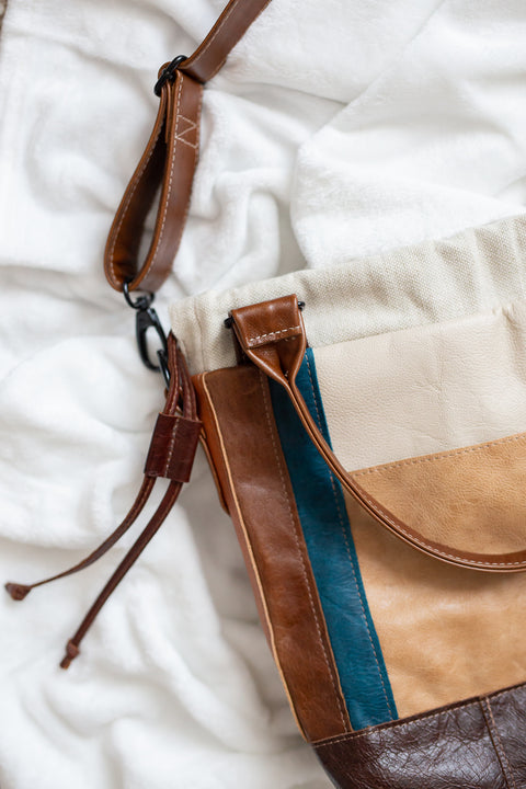 Patchwork Leather Tote