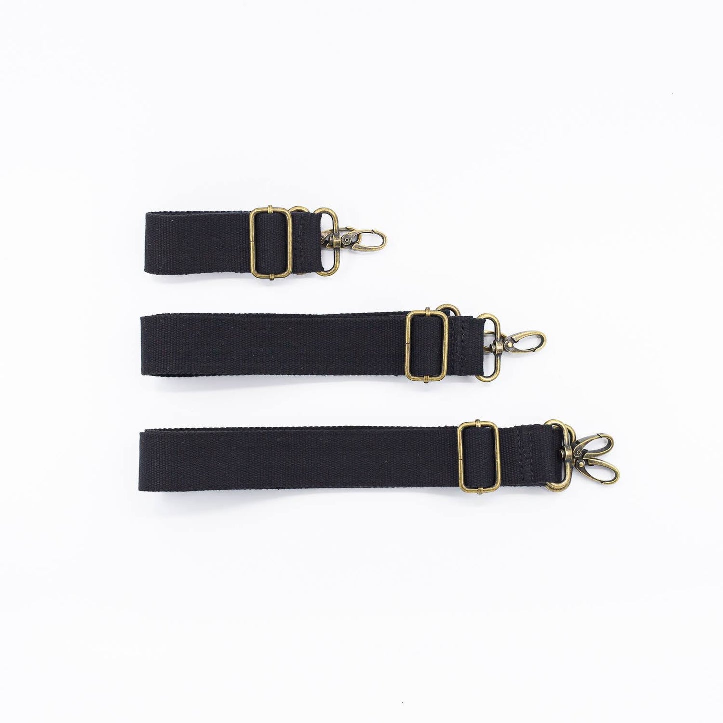 Black Cotton Detachable Strap